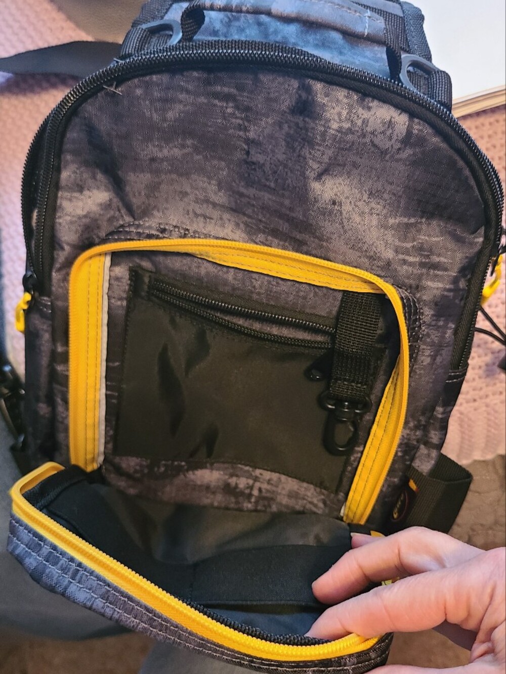 Lew's 3600 Sling Tackle Bag with Yellow Trim - Picture 7 of 7